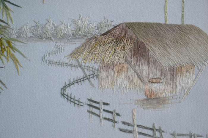 XQ Vietnam Hand Embroidered Silk Art