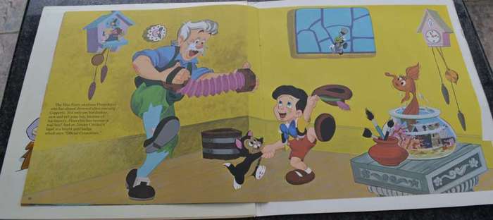 Various Vintage Vinyl Record  and Book Children`s stories -Disneyland