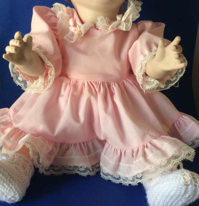 Vintage Full Porcelain Body Baby Doll - 1989