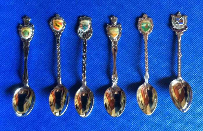 Assorted Collectible Spoons x 6