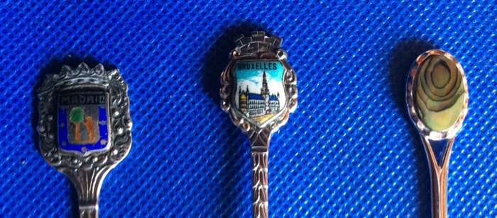 Small Assorted Collectible Spoons x 7
