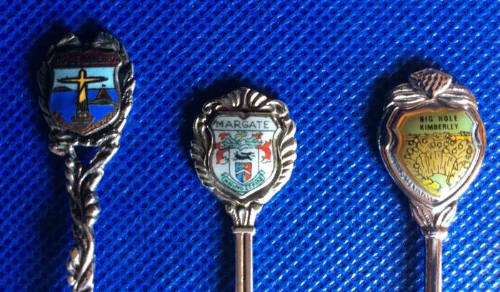 Small Assorted Collectible Spoons x 7