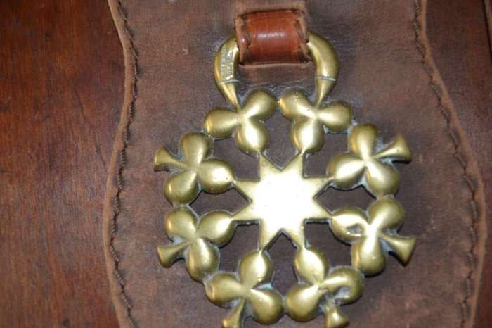 Assorted Vintage Horse Brasses on leather Straps