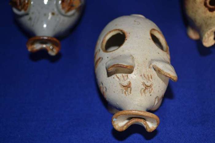 Ceramic Pig Ornaments x 4