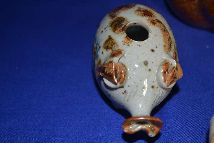 Ceramic Pig Ornaments x 4