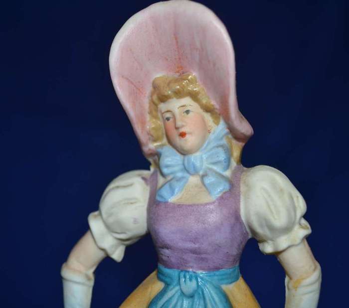 Vintage Bisque Porcelain Figurines x 2