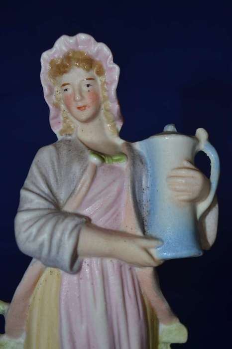 Vintage Bisque Porcelain Figurines x 2