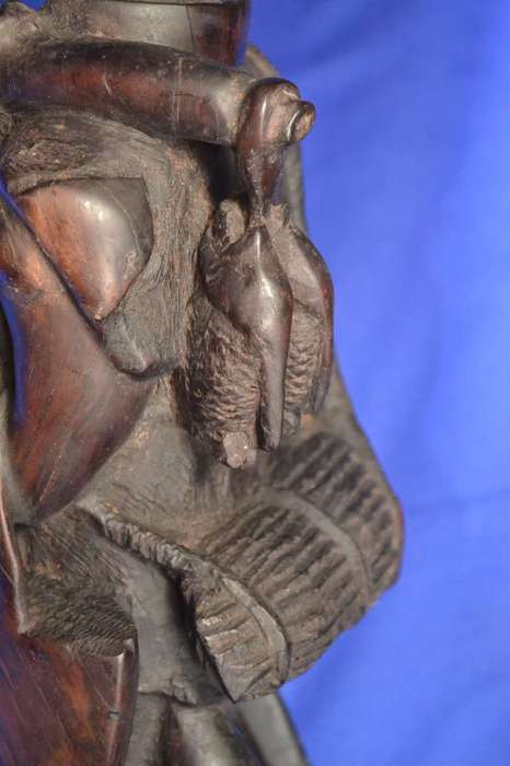 Vintage Hand Carved Wooden Sculpture