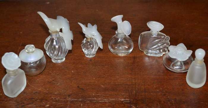 Vintage Collectable Miniature Perfume Bottles - 8 Pieces