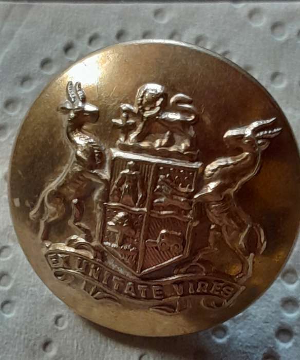 Vintage South African Army Tunic Button