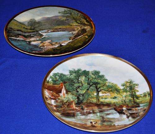 A Set of Two Decorative Plates