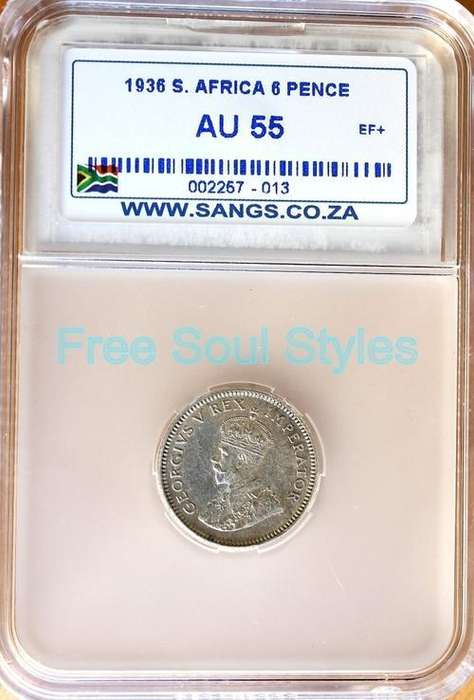 1936 6 Pence SANGS AU55