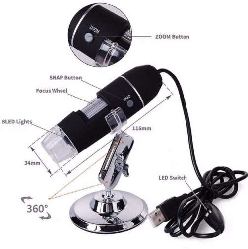 500X Portable USB Digital Microscope QY-X03