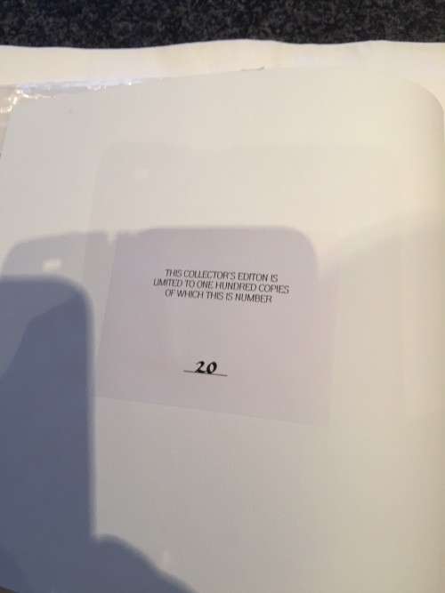 TRIPLE SIGNED! COLLECTOR'S EDITION OF "HOGARTH IN JOHANNESBURG" BY R HODGINS, D BELL & W KENTRIDGE