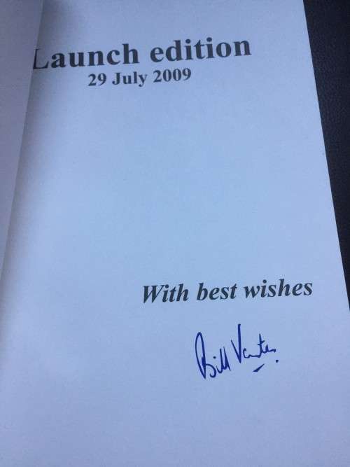 BILL VENTER `IN PURSUIT OF A DREAM` `SIGNED` FIRST EDITION