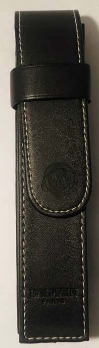 BALMAIN MATCHING ROLLERBALL PEN AND BALLPOINT PEN IN ORIGINAL BOX WITH EXTRA BALMAIN CASE