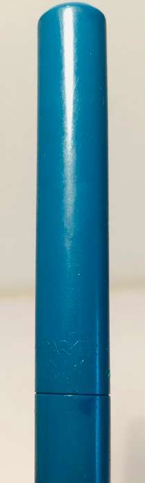 VINTAGE PARKER VECTOR BLUE-GREEN ROLLERBALL PEN IN EXCELLENT CONDITION