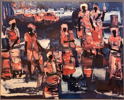 WALTER BATTISS PRINT, BEAUTIFULLY FRAMED IN EXCELLENT CONDITION