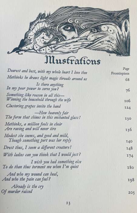 `FAUST BY GOETHE` ILLUSTRATIONS BY HARRY CLARKE, SIGNED, NUMBERED EDITION