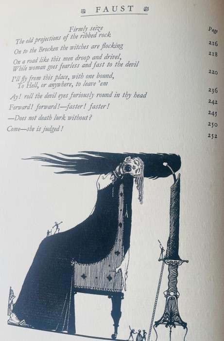 `FAUST BY GOETHE` ILLUSTRATIONS BY HARRY CLARKE, SIGNED, NUMBERED EDITION
