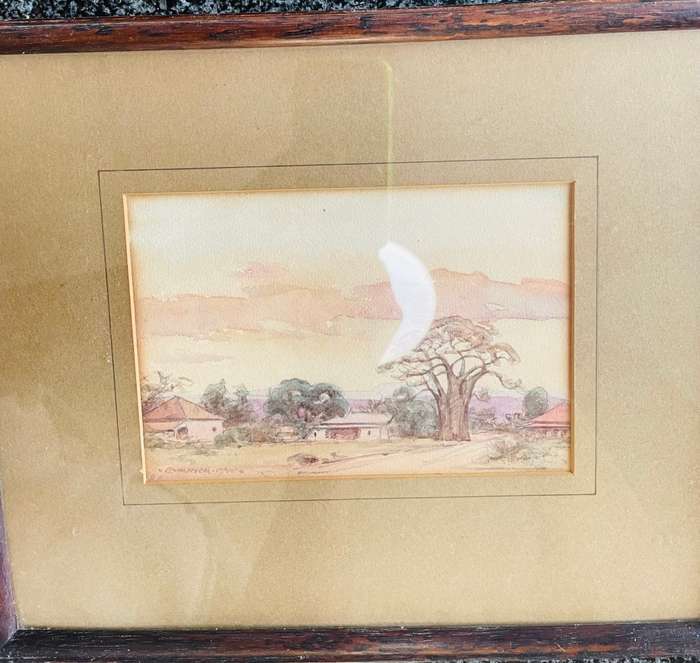 SIGNED!! ERICH MAYER (1876-1960) WATERCOLOUR PAINTING
