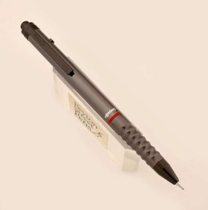 ROTRING 400 DUO MULTI BALLPOINT PEN & 0,5 MM PENCIL IN GUN METAL GREY FINISH IN BOX