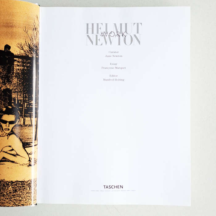 HELMUT NEWTON `WORK` FIRST EDITION