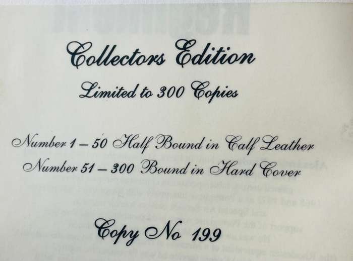 SIGNED & NUMBERED OUT OF 300`THE RHODESIA REGIMENT - FROM BOER WAR TO BUSH WAR 1899-1980` BY A BINDA