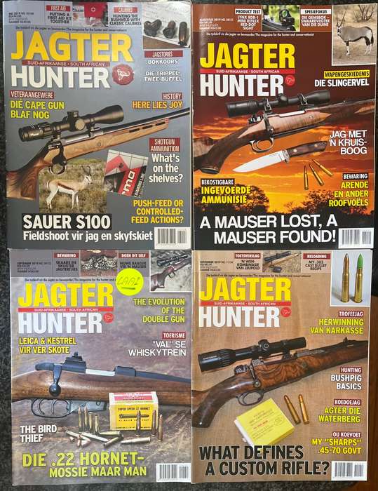 APPROXIMATELY 96 JAGTER HUNTER MAGAZINES - 2012 TO 2023