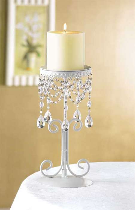 ** READ BEFORE BIDDING ** Beaded Candleholder