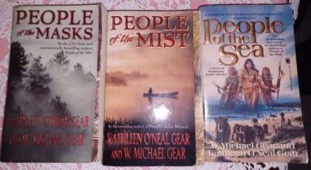 People of the Mist , People of the Masks, People of the Sea .Kathleen O Gear & W Michael Gear