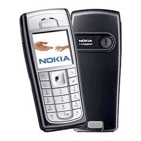 Nokia 6230i cell phone (vodafone live) Black and Silver