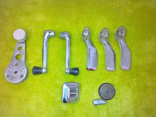 VINTAGE CAR DOOR HANDLES, WINDOW WINDERS