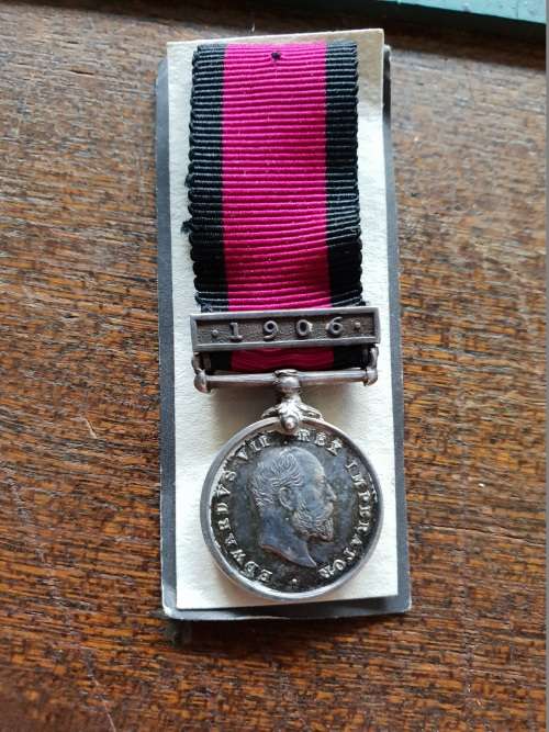 1906 Natal Rebellion medal - miniature
