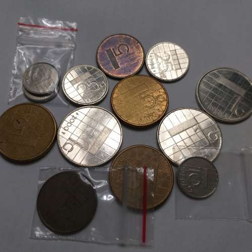Netherlands coin lot 1982 - 2001 -> Queen Beatrix