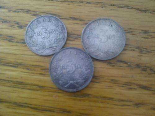 3 tickeys - various years