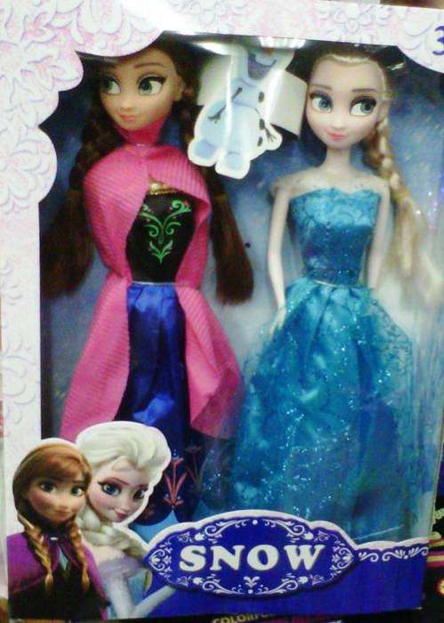 FROZEN TWINPACK DOLLS LOOKS EXACTLY LIKE REAL CHARACTER- ANNA ELSA