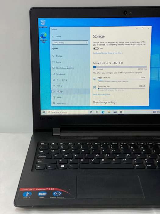 LENOVO  IDEAPAD 110 | 6TH GEN CELERON N3060 | 2GB RAM | 500GB HDD | 15` LED | DVD | WIN10 HOME