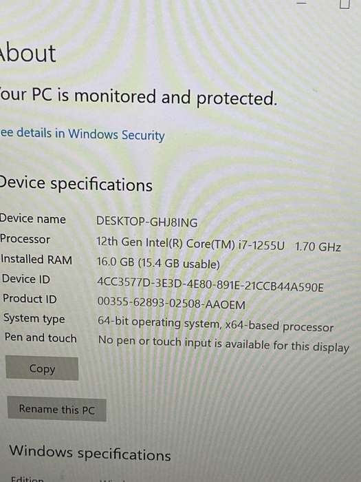 DELL LATITUDE 7430 | 12TH GEN CORE i7-1255U| 16GB DDR4 | 256GB SSD | 14` IPS FULL HD | WIN10