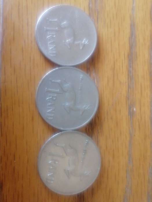 1977..1987..1988.. South Africa R1. 00 coins