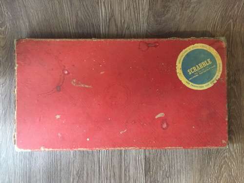 Vintage Scrabble with Wooden Tiles