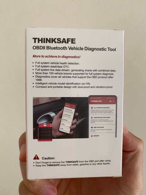 Thinkcar Thinksafe OBD2 Bluetooth Scammer