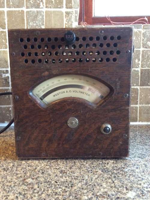 Weston A.C. VOLTMETER. 1922