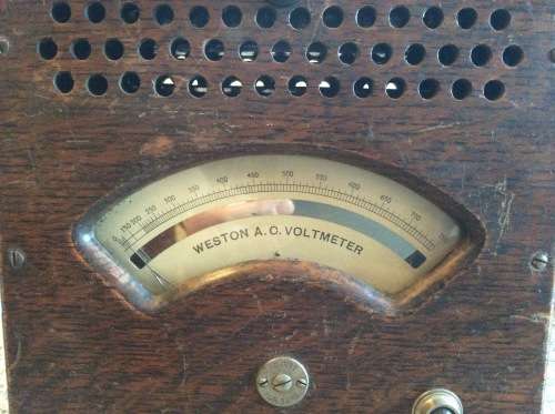 Weston A.C. VOLTMETER. 1922