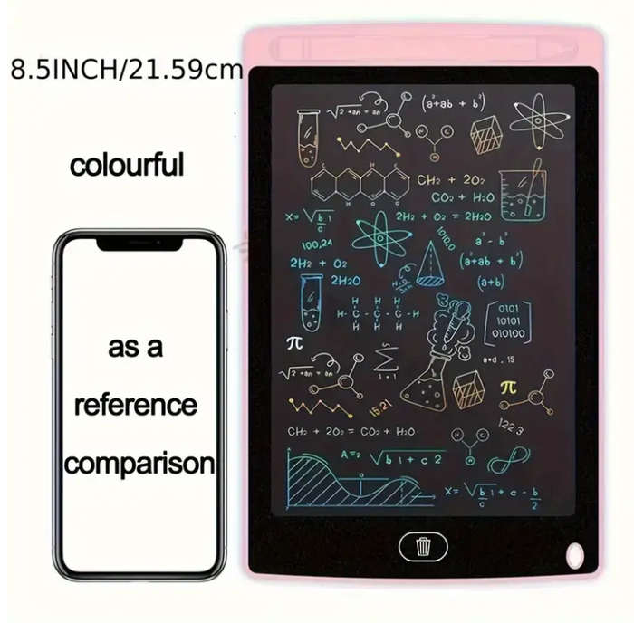 Kids 8.5` LCD Writing and Drawing Tablet, Let`s bid farewell to paper!