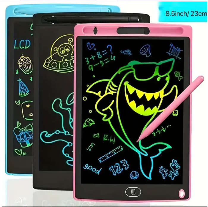 Kids 8.5` LCD Writing and Drawing Tablet, Let`s bid farewell to paper!
