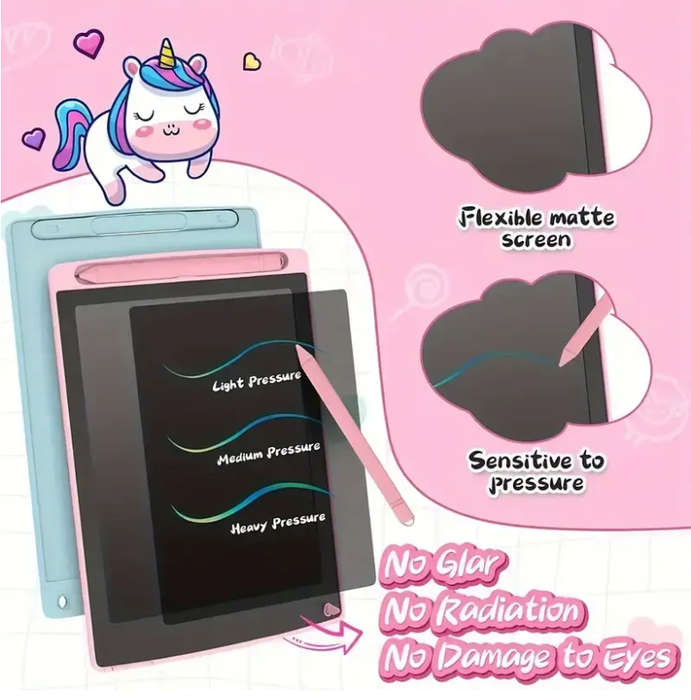 Kids 8.5` LCD Writing and Drawing Tablet, Let`s bid farewell to paper!