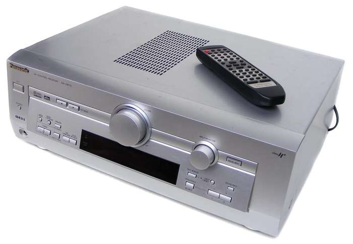 PANASONIC 5.1 Ch Dolby ProLogic DTS Surround Sound Amplifier/Processor/Receiver - 100 Watt  SA-HE70