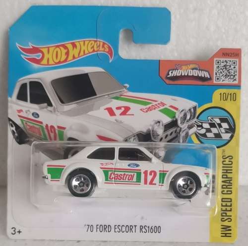 Hotwheels - `70 Ford Escort RS1600 - HW Speed Graphics 2016 - Castrol Livery