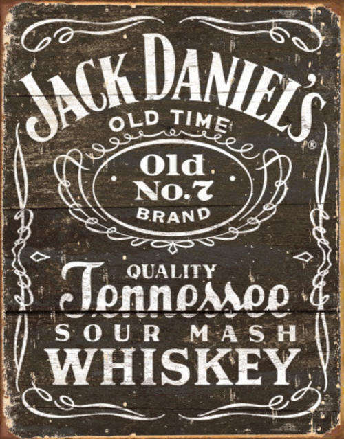 Jack Daniels Classic Tin Sign